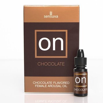 Збуджувальні краплі для клітора Sensuva ON Arousal Oil for Her Chocolate (5 мл) зі смаком шоколаду SO3166 фото