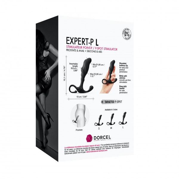 Ручний ергономічний масажер простати Dorcel Expert P size L SO5526 фото