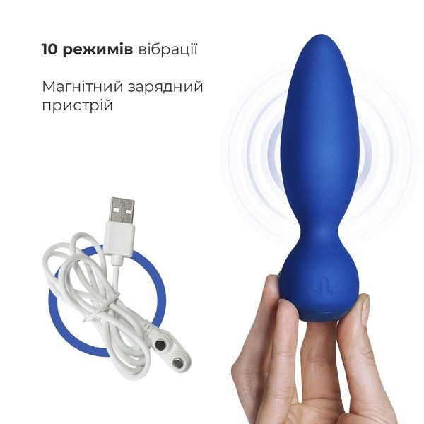 Анальная вибропробка Adrien Lastic Little Rocket макс. диаметр 3,5см, soft-touch SO4482 фото