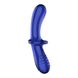 Двусторонний стеклянный дилдо Satisfyer Double Crystal Light blue, боросиликатное стекло, унисекс SO8787 фото 4