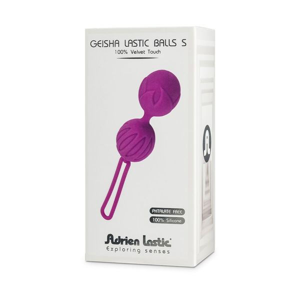 Вагинальные шарики Adrien Lastic Geisha Lastic Balls Mini Violet (S), диаметр 3,4см, масса 85г AD40443 фото