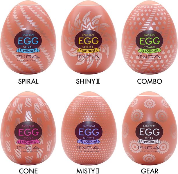 Набір мастурбаторів-яєць Tenga Egg Hard Boilded II Pack (6 яєць) SO9804 фото