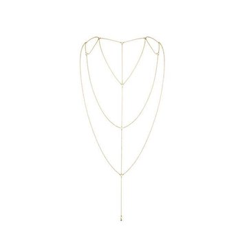 Цепочка для спины Bijoux Indiscrets Magnifique Back and Cleavage Chain - Gold, украшение для тела SO2657 фото