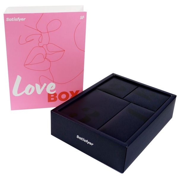 Подарочный набор Satisfyer Love Box, игрушка для него и для нее, белье, мешочек для хранения SO8791 фото