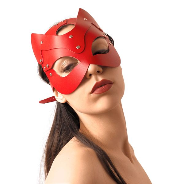 Маска Кошечки Art of Sex - Cat Mask, Красный SO7769 фото