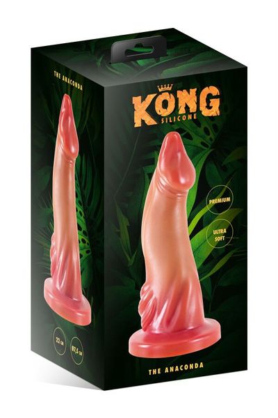 Фэнтезийный фаллоимитатор Kong Silicone The Anaconda SO9941 фото