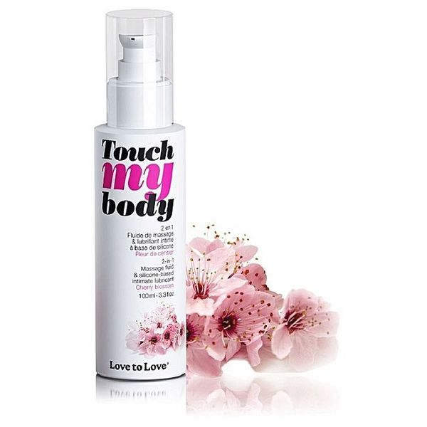 Масажний гель і змазка 2-в-1 Love To Love TOUCH MY BODY Cherry Blossom (100 мл) зволожуючий SO2345 фото