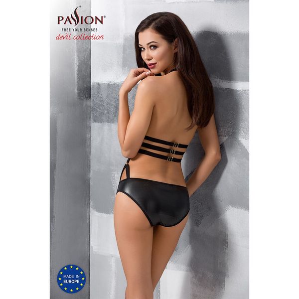 Боди монокини под латекс Passion Exclusive LAMIS BODY XXL/XXXL, black PS24803 фото