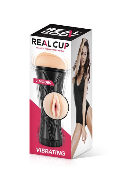 Мастурбатор-вагина Real Body Real Cup Vagina Vibrating SO4027 фото