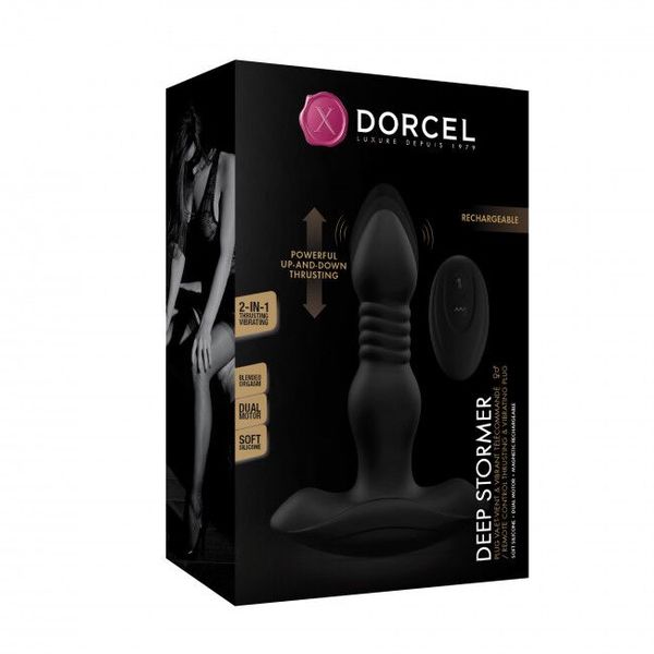 Анальная пробка с вибрацией и пульсацией Dorcel DEEP STORMER SO5073 фото